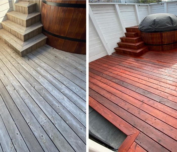 Deck Staining in Jenks OK