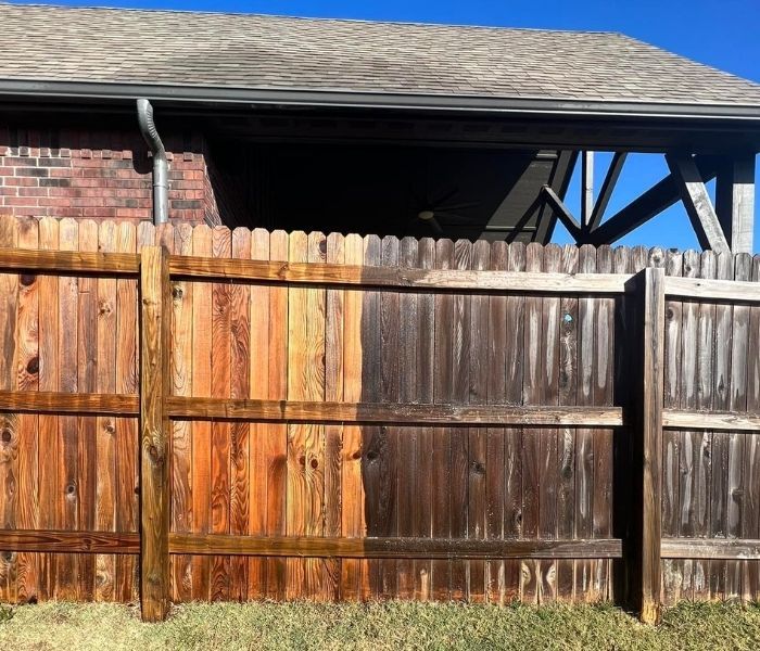 Fence Staining in Sand Springs OK