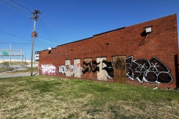 Graffiti Removal Results Before