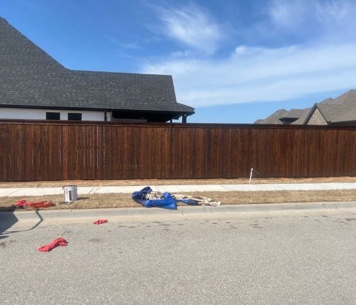 Fence Staining Results