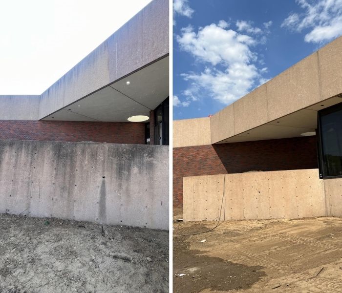 Commercial Building Cleaning Results