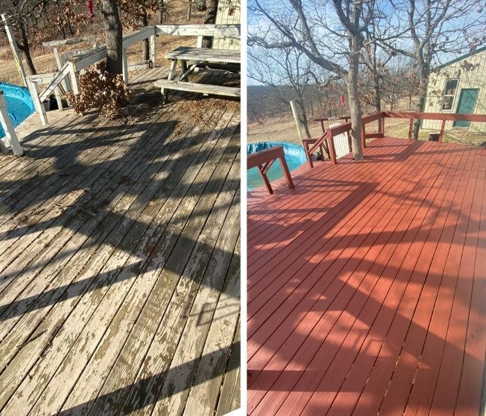 Affordable Deck Staining