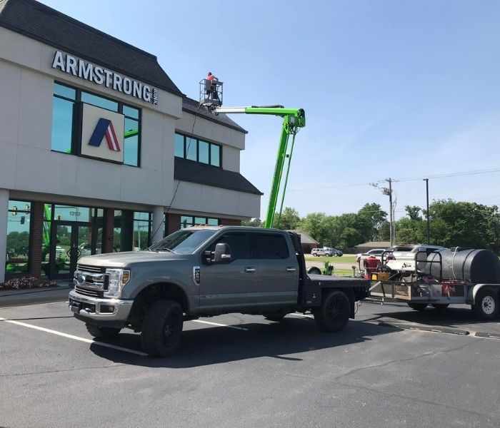 building washing in Owasso OK