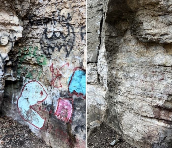 Graffiti Removal Results