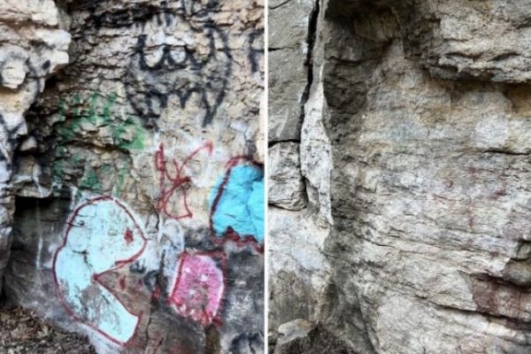 Graffiti Removal Results